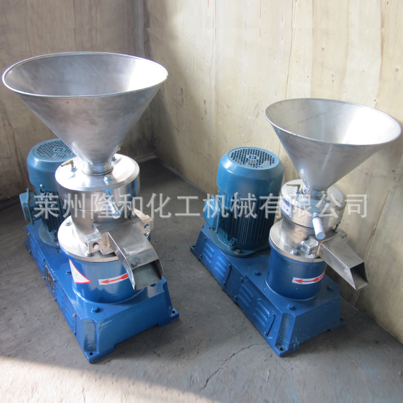 现货供应不锈钢分体式胶体磨 鸡叉骨鸡架骨研磨骨泥机 敞口胶体磨