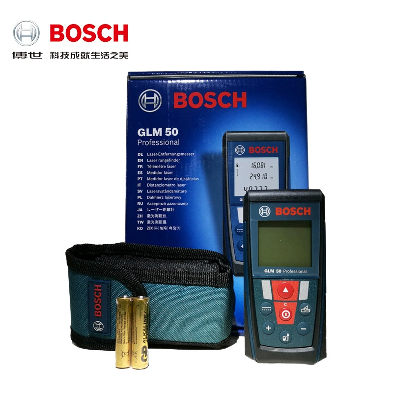 Инфракрасный лазерный дальномер Bosch, высокоточный ручной лазерный дальномер, электронная линейка GLM500/4000