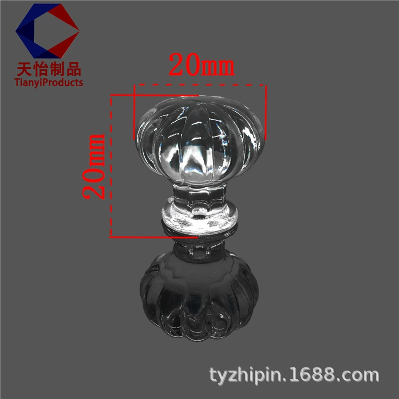 Акриловая тыква маленькая ручка косметический ящик для хранения Прозрачная Коробка для конфет аксессуары акриловая прозрачная ручка Фабрика