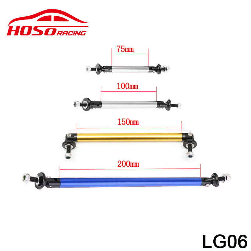 Car Modification Universal Surround Pull Rod Front and Rear Bumper Decoration Car Pull Rod Front Shovel Front Lip Fixing Bracket Adjustable