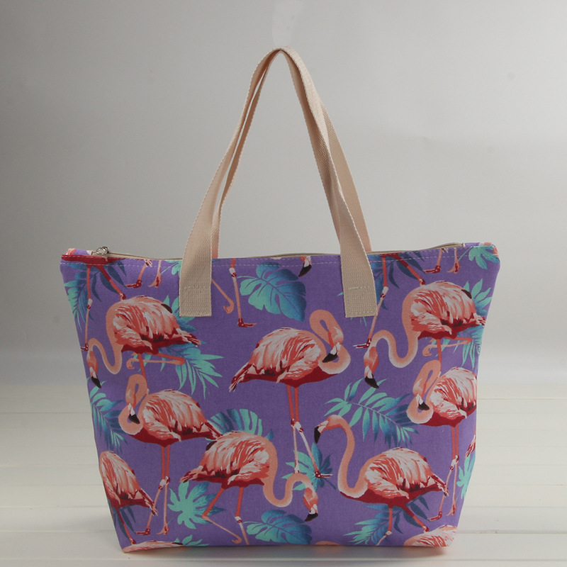 厂家批发带拉链帆布袋 棉布袋LOGO 休闲文艺风女企业帆布包