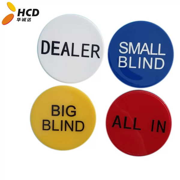 Original new white high-grade plastic Zhuang code 50*6mm screen printing DEALER DEALER code