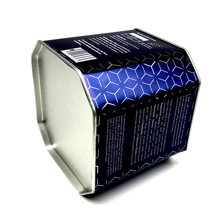 Lata Hexagonal Sellada para Té de Hojalata con Impresión Offset image 4