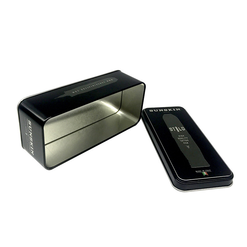 Dongguan fábrica directa de estaño rectangular ginseng chino caja de regalo caja de hierro lata caja de regalo cubierta de cinturón image 3