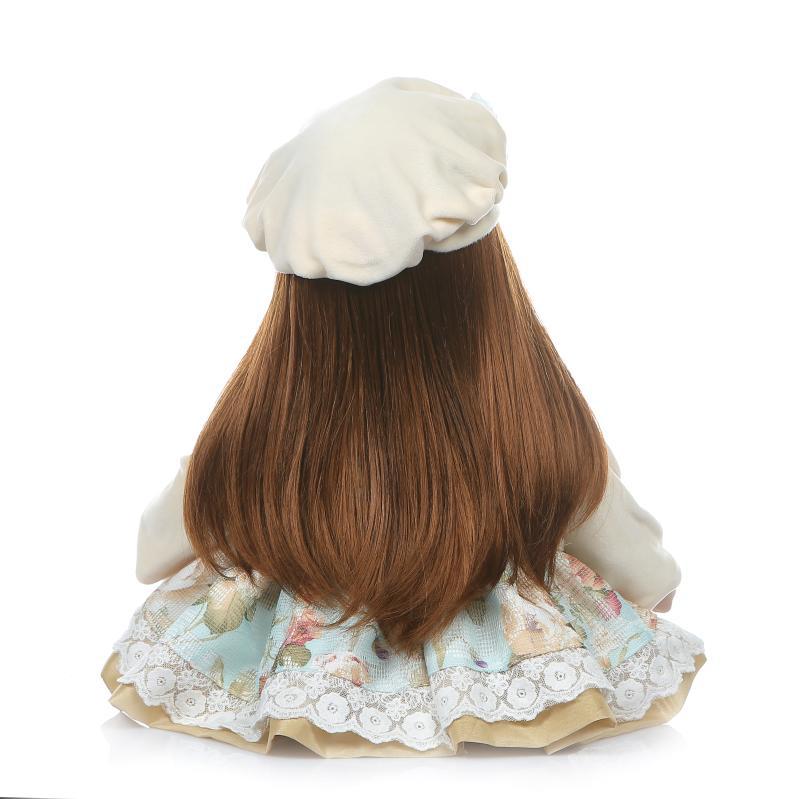 Renacer niño simulación niña Rapunzel muñeca jugar casa juguete en stock tiro real