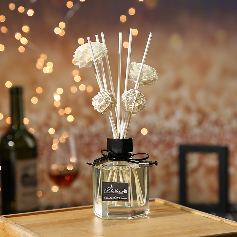 New gift aromatherapy car perfume fire-free rattan elegant aromatherapy set air freshener factory customization