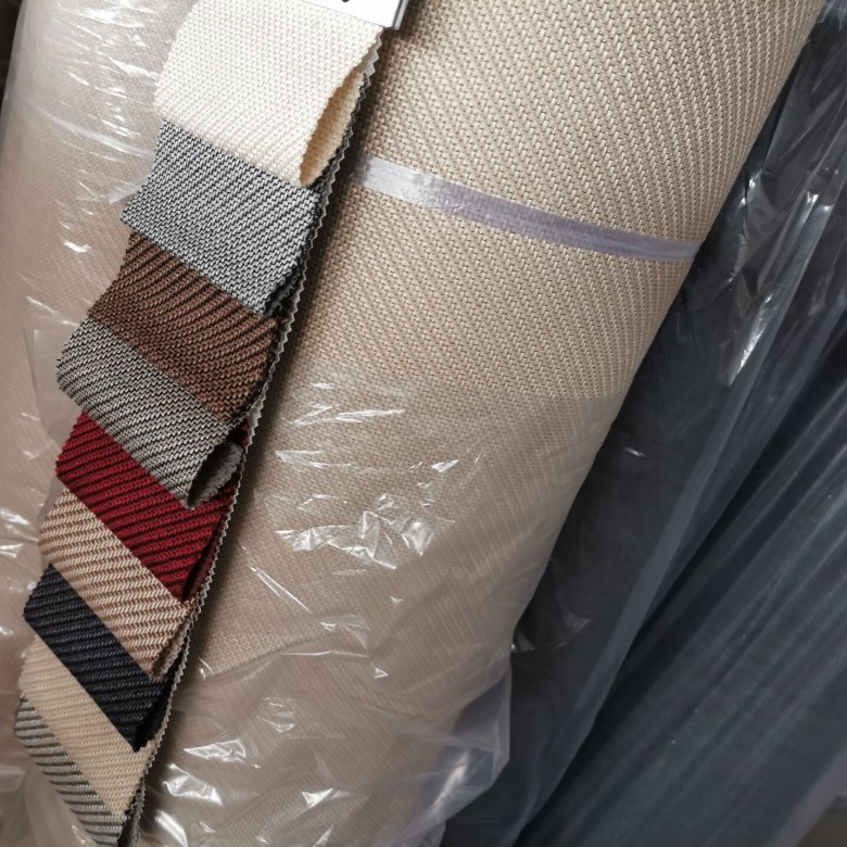 厂家斜纹仿麻布 人字纹编织麻布粗纺箱包布 沙发抱枕鞋材现货批发