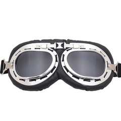 Harley-Davidson style motorcycle riding goggles, retro World War II style, outdoor sports, wind and sand-proof helmet, go-karting goggles