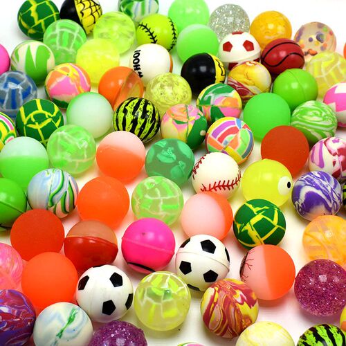 No. 32 mixed bouncy ball gashapon machine toy magic eyes watermelon rubber ball jumping ball Halloween bouncy ball