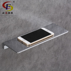 全銅一字隔板浴室手機置物架酒店工程平板儲物架鏡子前化妝檯