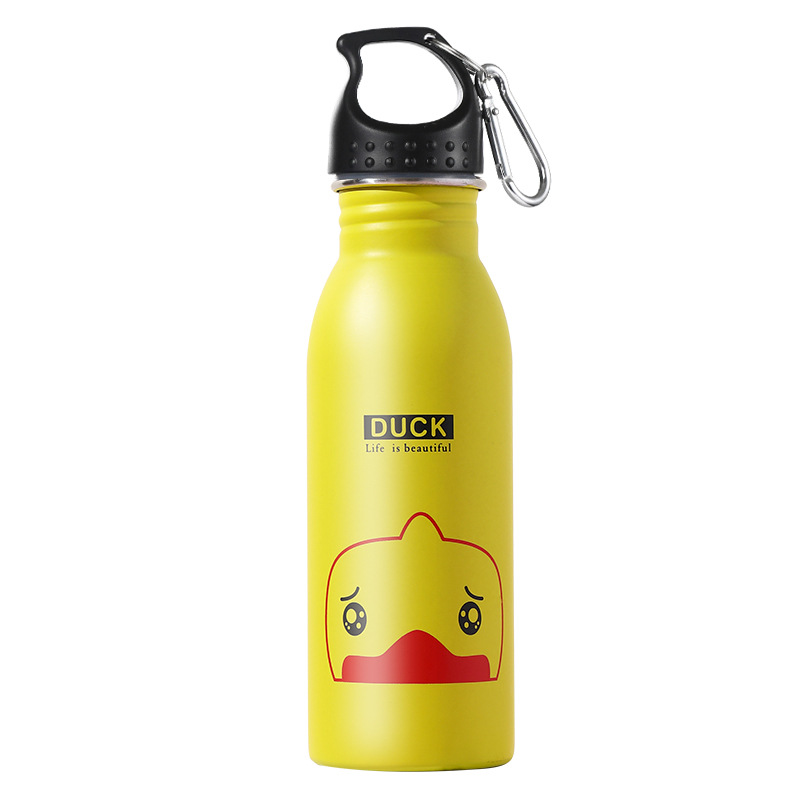 K601 olla para niños Americanos 304 deportes de acero inoxidable hervidor de agua de paja Taza de moda taza portátil Amazon transfronteriza
