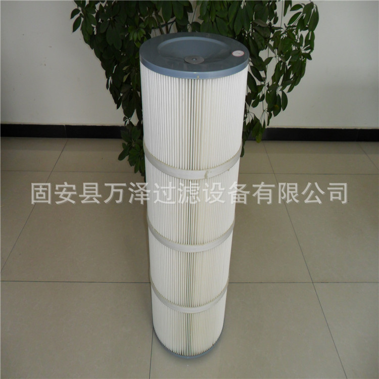 万泽供应焊接车间烟尘除尘滤芯 定ptfe滤筒 覆膜3286除尘滤芯厂