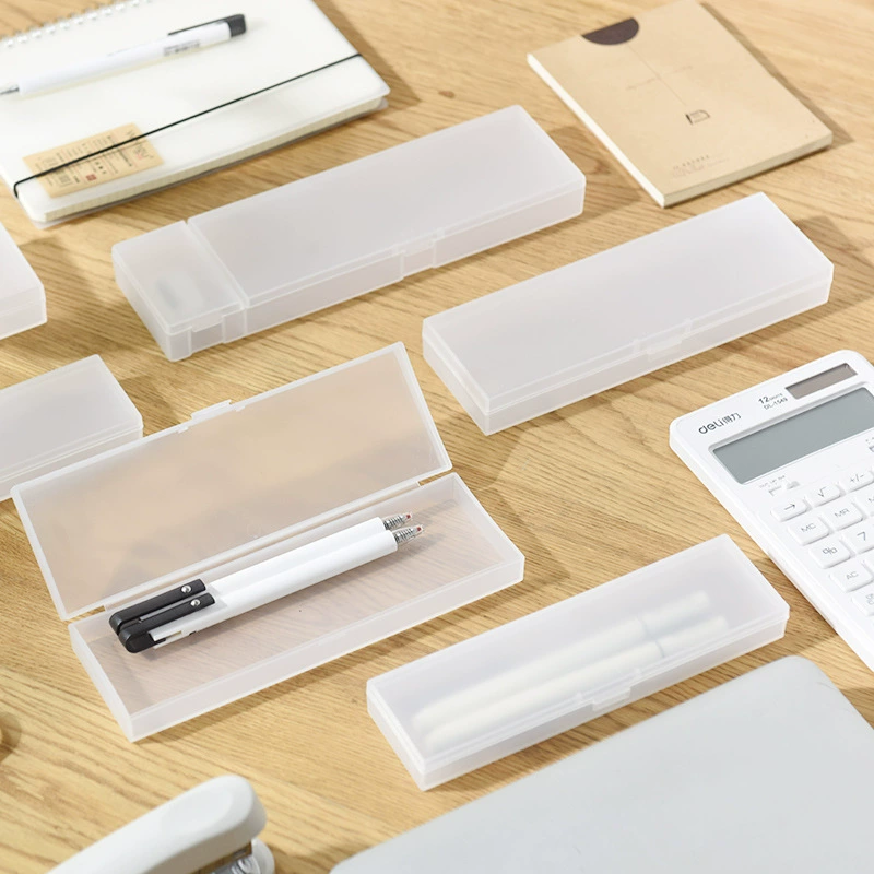 Японский детский пенал полупрозрачный матовый пенал коробка для канцелярских товаров для студентов