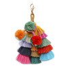 Woven accessory handmade with tassels, ethnic pendant, keychain, ethnic style, wholesale