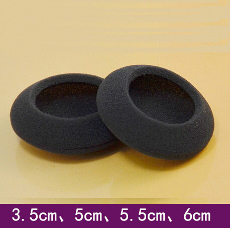 进口耳机大海绵 3.5cm 4.3cm 5cm 5.5cm 6cm耳机海绵套防噪音护耳