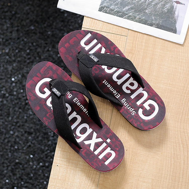 2023 новые шлепанцы летние мужские повседневные Модные трендовые нижние пляжные тапочки фабричные оптовые тапочки с зажимом