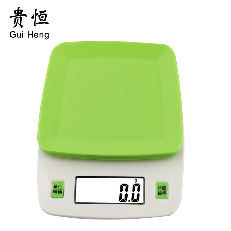 厂家直销家用厨房秤烘焙电子秤高精度不锈钢秤盘电子称小型克秤