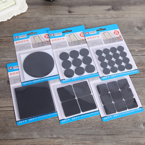 Thick black EVA table feet mat, scratch-resistant and sound-insulating chair feet mat, furniture floor sofa protection mat, factory wholesale