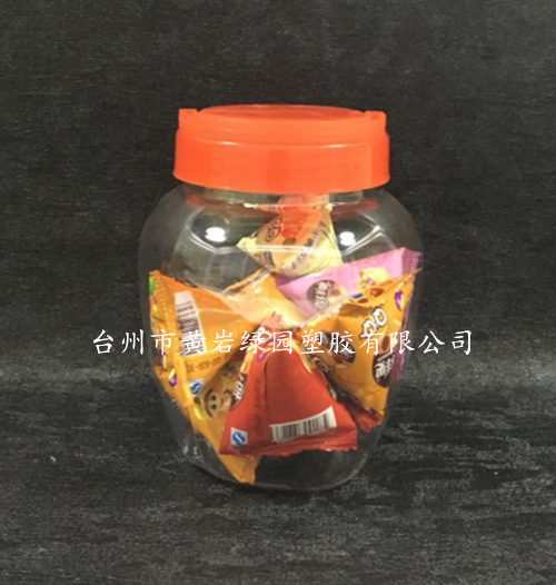 批发酒坛形透明塑料罐/PET塑料瓶/食品级塑料瓶