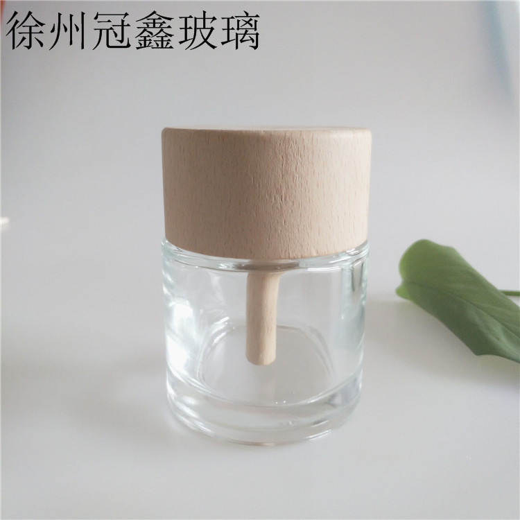 厂家现货销售18螺口50毫升香薰瓶晶白料玻璃香薰瓶