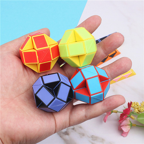Colorful Magic Ruler Mini 24-section Magic Ruler Puzzle Spherical Rubik's Cube Intellectual Early Education Toy Wholesale