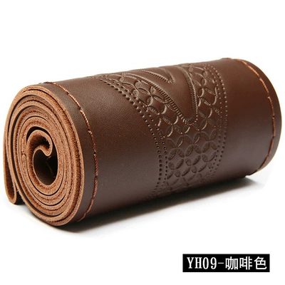 cover four seasons applicable – Steering wheel cover - brown-38cm