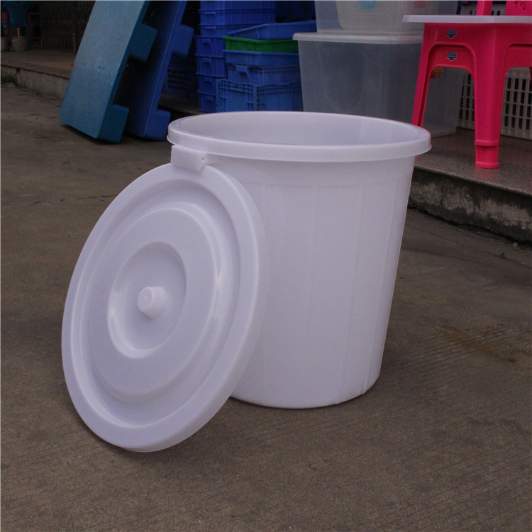 厂家直供160L塑料桶110L加厚圆形大白桶食品级70升塑胶垃圾桶白色