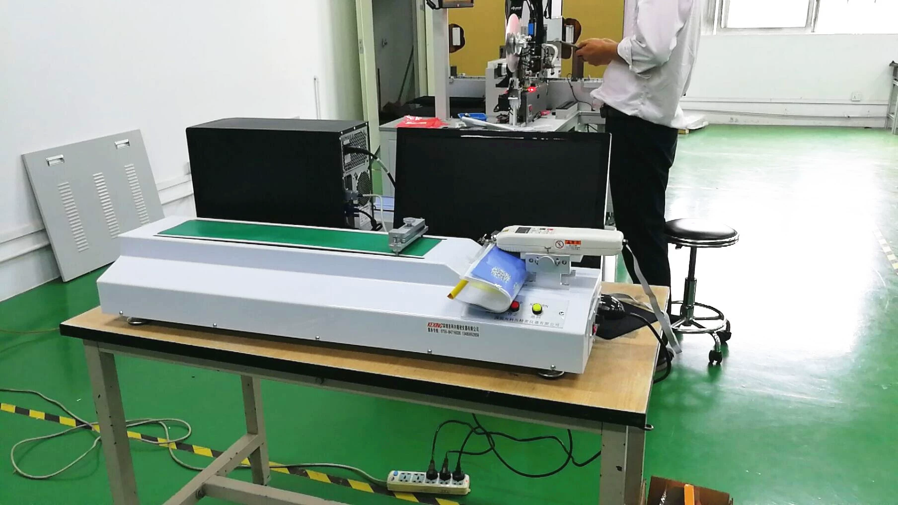 Компьютерный горизонтальный тестер растяжения SMT несущая лента машина для испытания прочности на отрыв