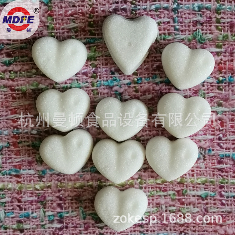 花型蔗糖成型设备 立体心形方糖生产线 咖啡奶茶调糖机方糖成型机