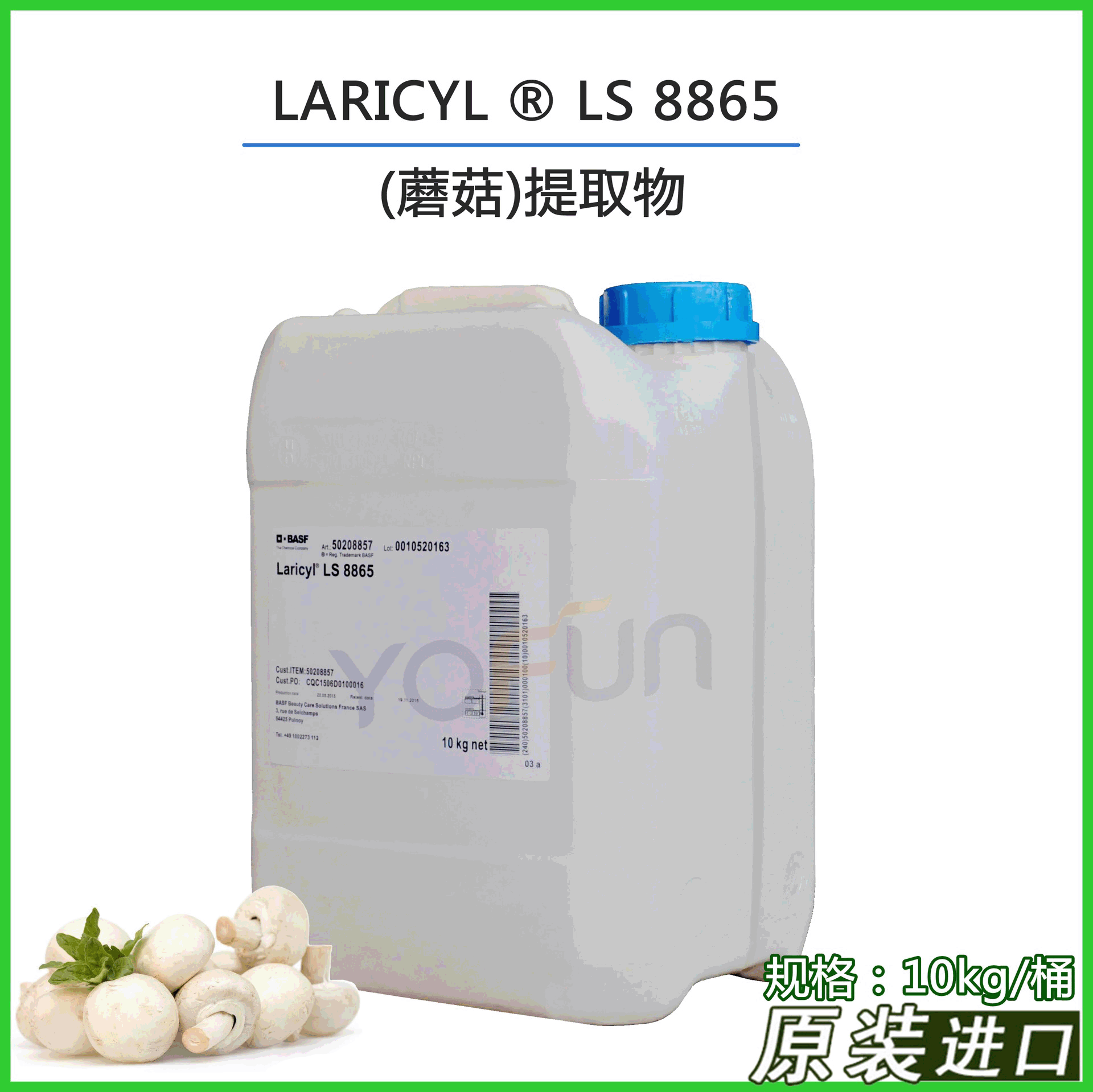巴斯夫 LARICYL LS 8865  蘑菇提取物