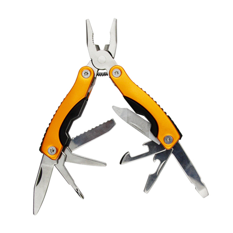 【厂家】供应多功能铝柄钳 多用途刀钳 户外野营折叠反手小铝柄钳