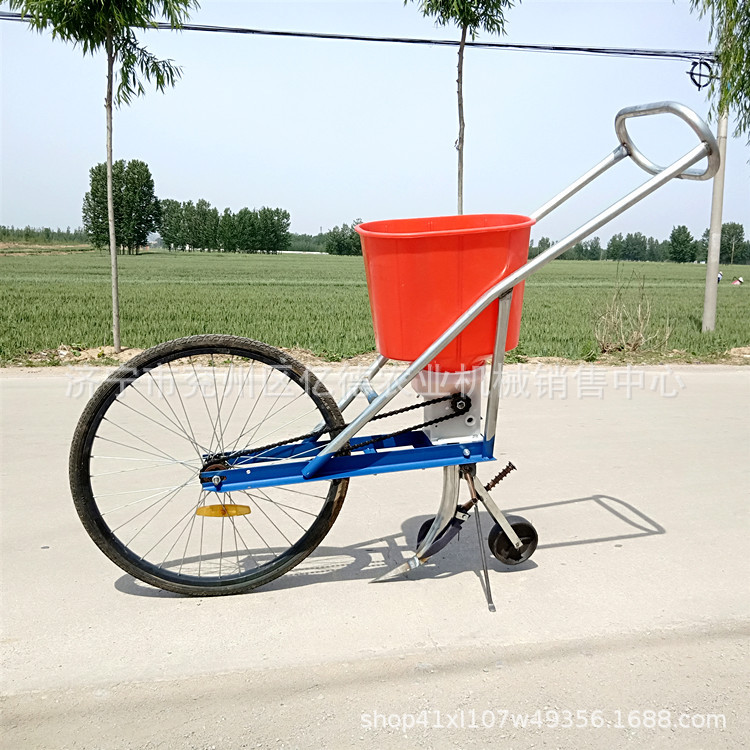 农用手推式精播机 玉米大豆花生播种施肥机 专用追肥批发