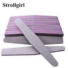 美甲挫条灰砂EVA灰色白芯菱型双面磨砂美甲工具打磨修形指甲锉