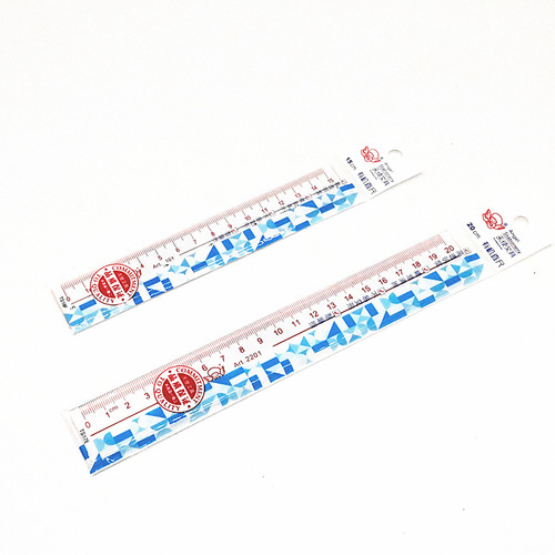 Little Angel Plexiglas Ruler 20 30 40CM/Transparent Ruler Measuring Tools Office Supplies