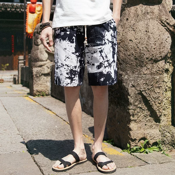2019 fashion casual beach pants large size men's pants DK18-P15