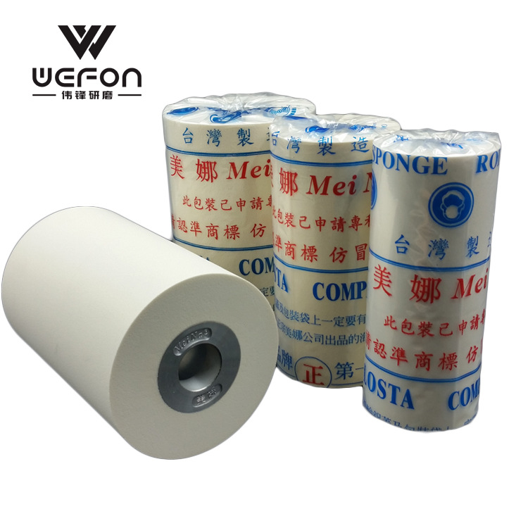 批发美娜海棉轮 机器人厂家用橡胶轮 315*150mm海棉轮配套砂带