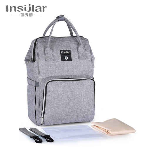 Yinxiuli shoulder large capacity multi-functional waterproof mommy bag mother and baby outing bag backpack maternity bag wholesale cross-border