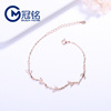 Accessory, fresh jewelry, silver bracelet, Korean style, silver 925 sample