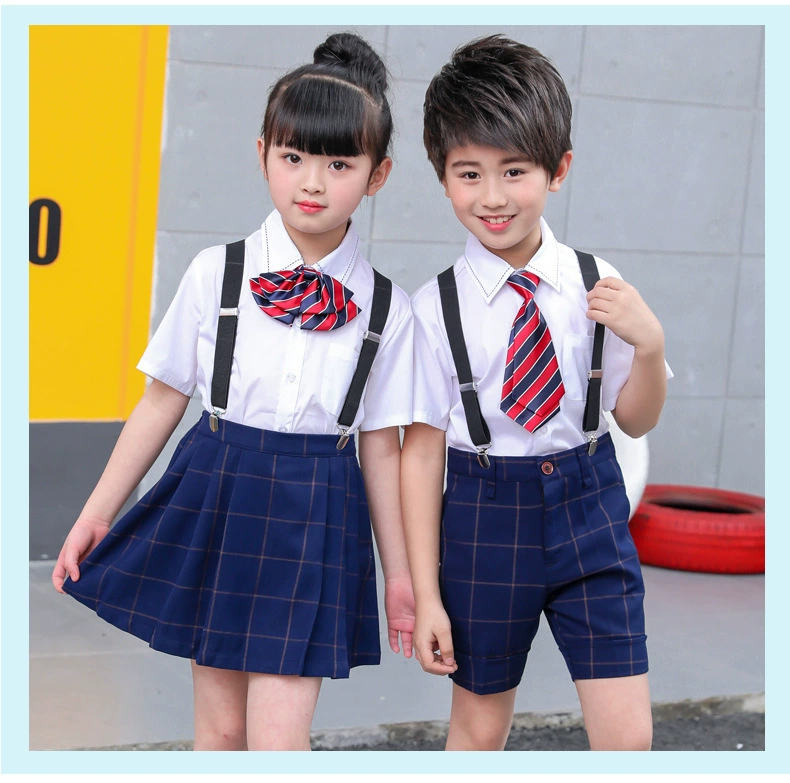 1 июня Детский костюм для мальчиков и девочек костюм хора для учеников начальной школы брюки хозяина на подтяжках платье-пачка костюм для выступлений