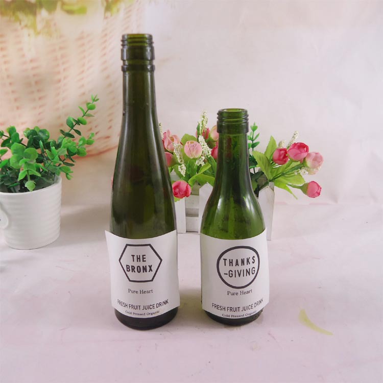 现货187ml棕色玻璃红酒瓶250ml墨绿色酵素瓶饮料瓶红酒瓶批发