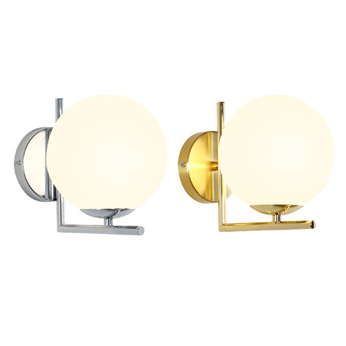 Scandinavian Postmodern Minimalist Luxury Sphere LED Bedside Table Lamp for Bedroom, Creative Room, Living Room, Stairway, Corridor