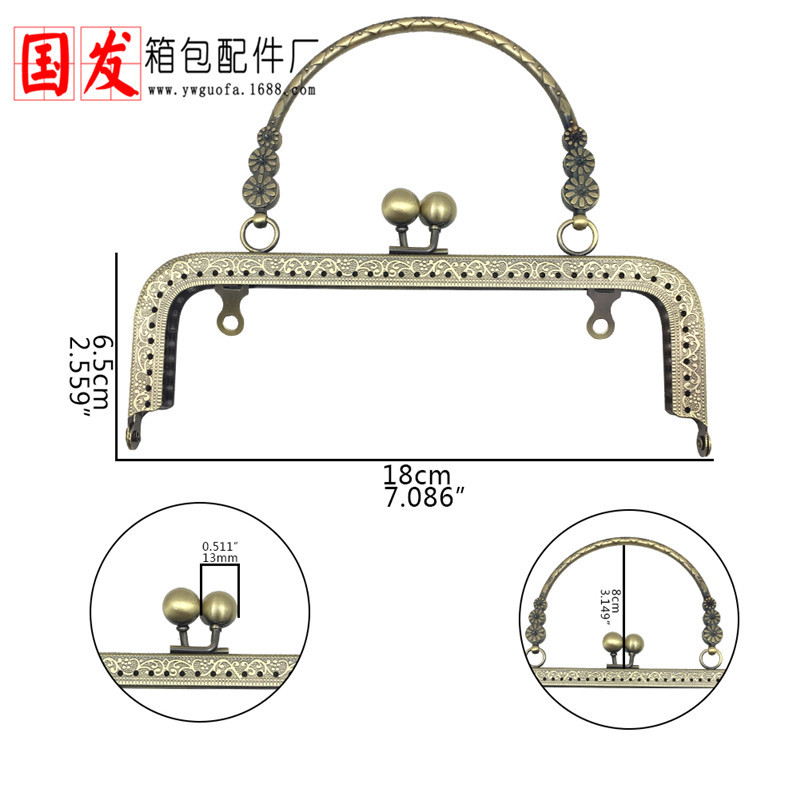 85 descuento de tiempo limitado 18cm cuadrado relieve reverso perlas de cabeza de perlas cruzadas tres flores mano oro