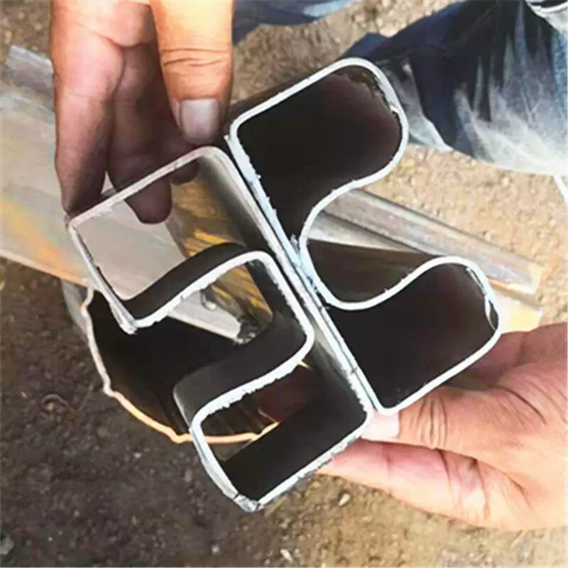 镀锌异型管镀锌凹槽管面包管凸形管异型管异性钢管 非标异性