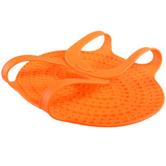 Baking Silicone Turkey Basket, Grilling Silicone Kitchenware, Foldable Filtering Strainer, Silicone Oil Filtering Basket