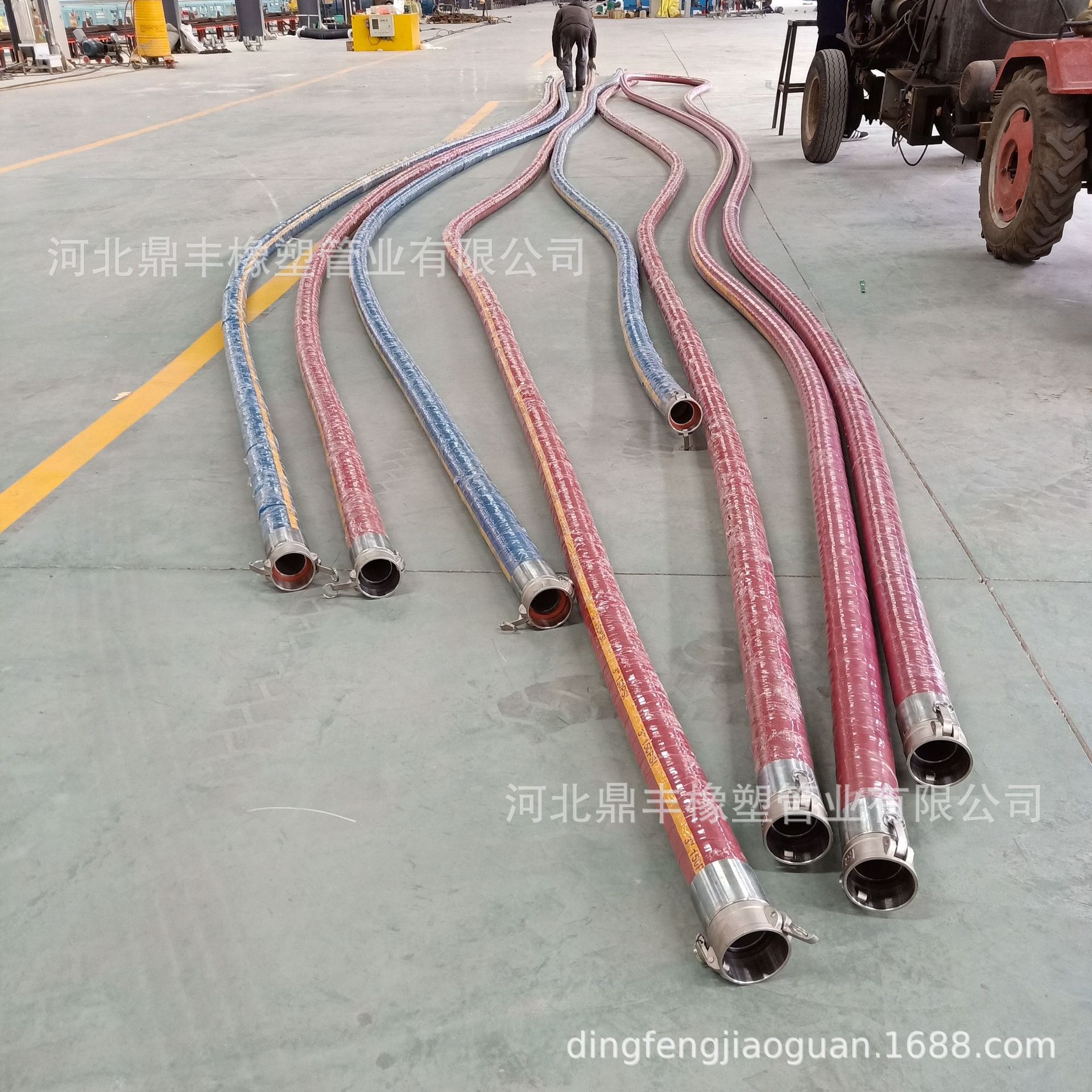 厂家供应船用淡水胶管 高压船用输油钢丝橡胶软管 快接吸排油胶管