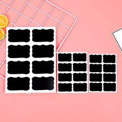 新款黑板貼小標籤個性PVC組合外貿產品分類不乾膠貼紙P533