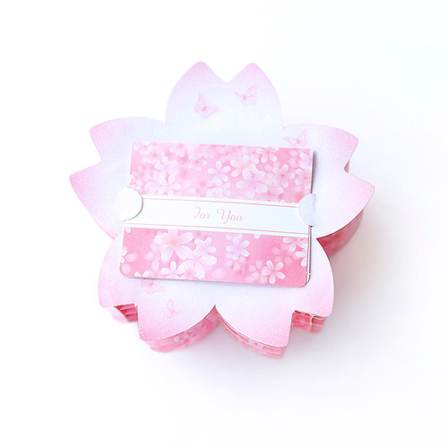 Mother's Day greeting card cherry blossom butterfly carving box foreign trade three-dimensional handmade 3D wholesale love blessing message card
