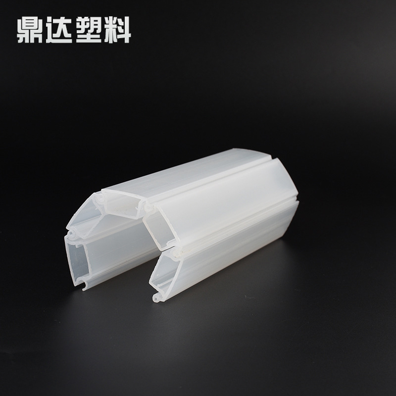 Squeeze Plastic Pvcabs Guangzhou Manufacturer Pipe Strip Profile Rack Fireproof Plastic Rolling Shutter Door Profile Wholesale Strip Products