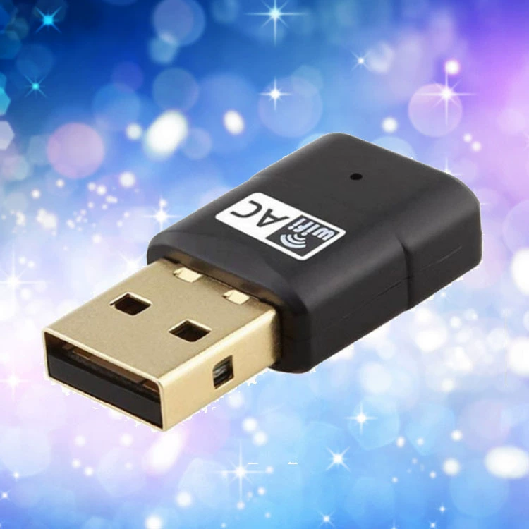 [Двухдиапазонная USB беспроводная карта ac600M2.4G/5.8G мини Wi-Fi приемник двухдиапазонный высокоскоростной]