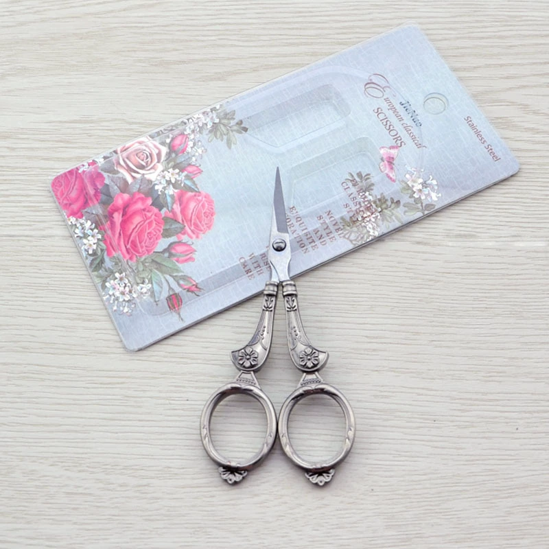 Трансграничные ретро-ножницы из нержавеющей стали в европейском стиле ZAKKA маленькие ножницы ручной работы восьмимимвольные ножницы производители портновских ножниц оптом
